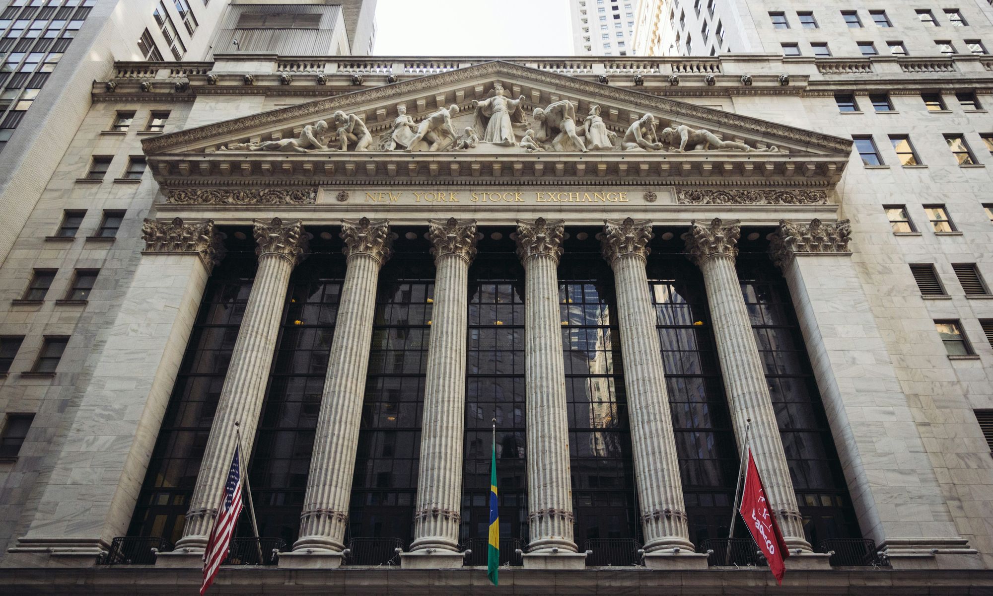 The New York Stock Exchange on Wall Street